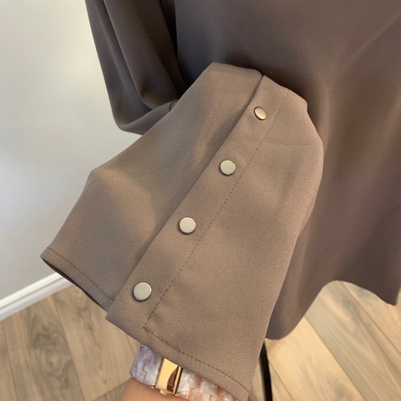 NWT BCBGMaxAzria Laycie Long Sleeve Blouse Size Small - Picture 11 of 13